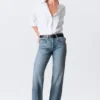 Origin Mid Rise Regular Straight Jeans – Mid Blue – Medium Blue