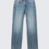 Origin Mid Rise Regular Straight Jeans – Mid Blue – Medium Blue