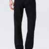 Orion Mid Rise Slim Fit Straight Jeans – Black Rinse – Black