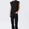 Orion Mid Rise Slim Fit Straight Jeans – Black Rinse – Black