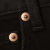 Orion Mid Rise Slim Fit Straight Jeans – Black Rinse – Black