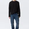Orion Mid Rise Slim Fit Straight Jeans – Deep Sea Blue – Dark Blue