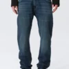 Orion Mid Rise Slim Fit Straight Jeans – Deep Sea Blue – Dark Blue
