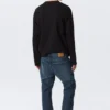 Orion Mid Rise Slim Fit Straight Jeans – Deep Sea Blue – Dark Blue