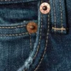 Orion Mid Rise Slim Fit Straight Jeans – Deep Sea Blue – Dark Blue