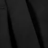Otis Baggy Pleated Twill Chinos – Black