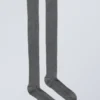 Over-Knee Ribbed Socks – Dark Grey