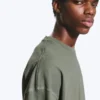 Oversized Boxy T-Shirt – Light Dusty Khaki Green