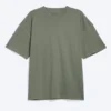 Oversized Boxy T-Shirt – Light Dusty Khaki Green