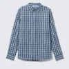 Oversized Checked Shirt – Checked Blue