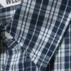 Oversized Checked Shirt – Checked Blue