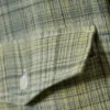 Oversized Checked Short Sleeve Shirt – Dusty Green Check