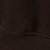 Oversized Crewneck Sweatshirt – Dark Brown