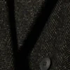 Oversized Double-Breasted Wool-Blend Coat – Dark Brown