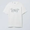 Oversized Graphic Printed T-Shirt – Blade Tangle