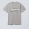 Oversized Graphic Printed T-Shirt – Spiky Metal Band