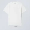 Oversized Graphic Printed T-Shirt – White – Shiny Guy