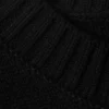 Oversized Heavyweight Cotton Sweater – Black