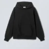Oversized Heavyweight Hoodie – Black