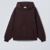 Oversized Heavyweight Hoodie – Burgundy