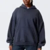 Oversized Heavyweight Hoodie – Dark Blue