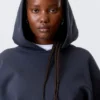 Oversized Heavyweight Hoodie – Dark Blue