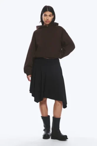 Oversized Heavyweight Hoodie – Dark Brown