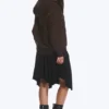 Oversized Heavyweight Hoodie – Dark Brown