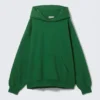 Oversized Heavyweight Hoodie – Dark Green