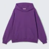 Oversized Heavyweight Hoodie – Violet