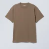 Oversized Heavyweight T-Shirt – Dark Brown