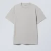 Oversized Heavyweight T-Shirt – Light Dusty Grey