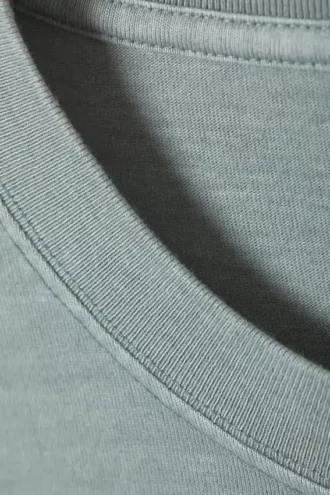 Oversized Heavyweight T-Shirt – Washed Grey/Blue