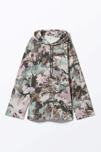Oversized Hoodie Mini Dress – Muted Wild