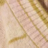 Oversized Knitted V-Neck Sweater – Striped Yellow