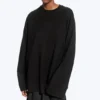 Oversized Long Sleeve T-Shirt – Black