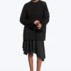 Oversized Long Sleeve T-Shirt – Black