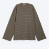 Oversized Long Sleeve T-Shirt – Dark Mole