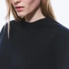 Oversized Long Sleeve T-Shirt – Dark Navy Blue