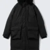 Oversized Padded Parka – Black