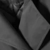 Oversized Padded Trench Coat – Dark Grey