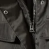 Oversized Padded Utility Jacket – Dark Grey
