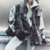 Oversized Padded Utility Vest – Dark Grey