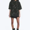 Oversized Printed Short-Sleeved T-Shirt – Khaki Green – Camouflage