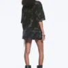 Oversized Printed Short-Sleeved T-Shirt – Khaki Green – Camouflage