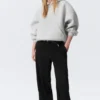 Oversized Scuba Hoodie – Grey Melange