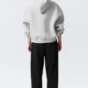 Oversized Scuba Hoodie – Grey Melange