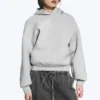 Oversized Scuba Hoodie – Light Grey
