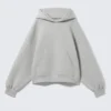 Oversized Scuba Hoodie – Light Grey