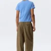 Oversized Suit Trousers – Beige